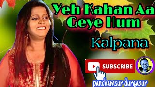 Yeh Kahan Aa Geye Hum|ये कहाँ आ गये हम|Lata Mangeshkar|Silsila|Live Singing Kalpana.