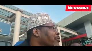 MIGUNA MIGUNA'S ELECTRIFYING SPEECH AS HE FINALLY LANDS BACK HOME.