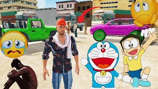 INDIAN THEFT AUTO SIMULATOR 🙄 I MEET DOREMON💥 || FUNNY GAMEPLAY VIDEO INDIAN BIKE DRIVING 3D 😂🤣