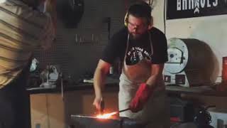 forging a knife