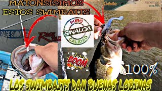 ¡¡Estos SWIMBAITS son EFECTIVOS para sacar BUENAS LOBINAS!! PRESA EL SALTO 2023