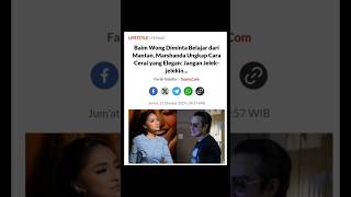 BAIM WONG DIMINTA BELAJAR DARI MANTAN, MARSHANDA UNGKAP CARA CERAI YANG ELEGAN #shorts