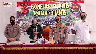 POLRES CIAMIS TANGKAP PELAKU CURANMOR DAN MENGAMANKAN PULUHAN KENDARAAN BERMOTOR