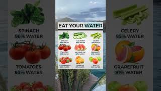 Eat Water #healthy #health #healthfacts #healthytips #shortsvideo #shorts #vegetables #fruits