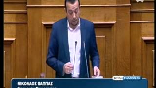 Νίκος Παππάς ΒΟΥΛΗ 27/04/2015