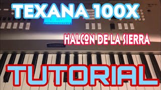 Texana 100X - Halcon de la Sierra (Melodia Tutorial en Teclado)