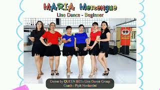 MARIA Merengue | Line Dance - Beginner | Choreo : Harry Heng (INA)