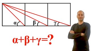 Çok Güzel bir Geometri Sorusu, Açılar Toplamını Bulalım