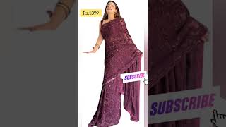 Designer saree letest style on shopping bazaar #shorts #shortsfeed