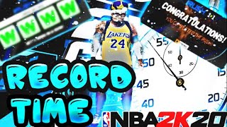 World Record For Fastest Time To Win The Rush 1v1 Event! - NBA 2K20