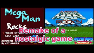 Mega Man Rocks (Rocks Remix) level pack full game playthrough - 洛克人製作大師 Mega Man Maker