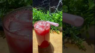 Refreshing watermelon juice🍉🍉#youtubeshorts #summerdrink #recipe