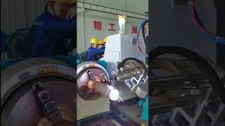 Simple, fast and efficient pipe cutting machine to solve the cutting and beveling  #cnc #machine