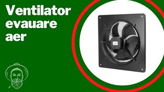 Ventilator Evacuare Industrial  Ø 630| 11435 Mc/H Motor Monofazic 750W