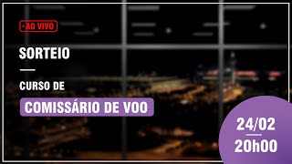 Sorteio: Curso de Comissário de Voo (24/02)