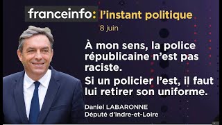 Médias // L'Instant politique sur France Info. 8 juin 2020 - Sur le racisme dans la police