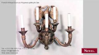 French Antique Sconces Regence Lighting for Sale