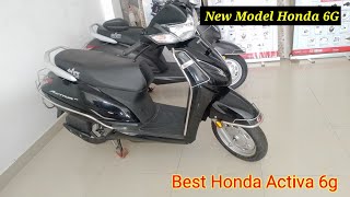 Honda Activa 6g price mileage space features in india  Best bike