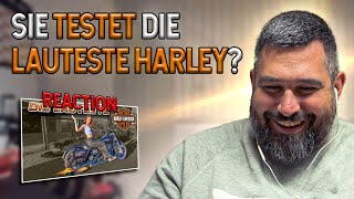 🤣 SEHR UNTERHALTSAM! 🏍️ Sie TESTET die LAUTESTE Harley? 🤔🔥 Reaktion auf Anica | Rock da Bike