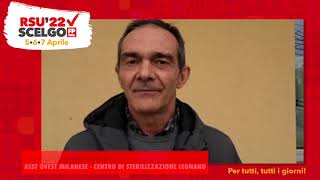 Domenico Papagno, Oss, ASST Ovest Milanese #Rsu22 Fp Cgil