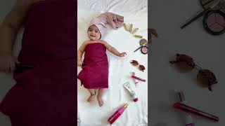 6months old cutie 😍 #viral #youtubeshorts #cute #makeup #shorts #trending