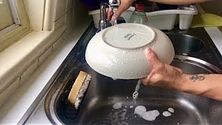 ASMR washing dishes | no talking