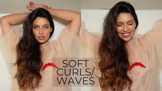 Easy SOFT CURLS/WAVES = GISOU products + GHD curling iron