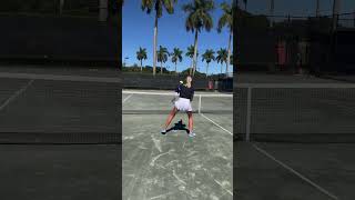 SUPER EASY volley warm up drill | #tennis #tennisdrills