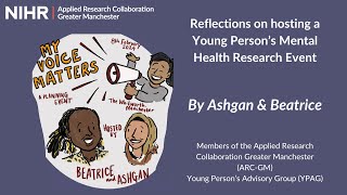 Reflections on hosting a Young Person’s Mental Health Research Event