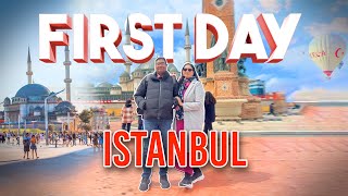 Our FIRST DAY in Istanbul 🇹🇷 | Taksim Square, Turkish Food, & Hagia Sophia (TURKEY❤️)