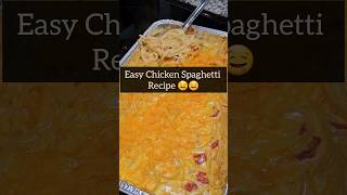 Easy, Yummy Chicken Spaghetti recipe 🤤🤤 #cookwithme #chickenspaghettirecipe #chickenspaghetti #yumm