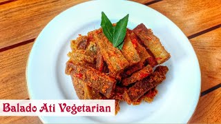 Step by step cooking I Cara Membuat Balado Ati Vegetarian I Spicy Mung Bean Patties Recipe