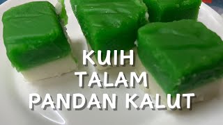 Resepi Kuih Talam Pandan sukatan cawan, untuk makan dirumah