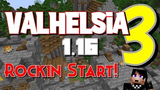 Valhelsia 3 | A Rockin Start!! | [Ep 1]| 1.16 Modded Minecraft