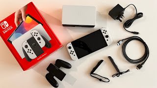 ASMR UNBOXING NINTENDO SWITCH OLED MODEL