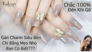 Đính Đá Nails Cậy Cũng Không Bung- Chơi Bền Đến Khi Tháo- Bí Quyết Bỏ Túi Thợ Nails Nên Biết