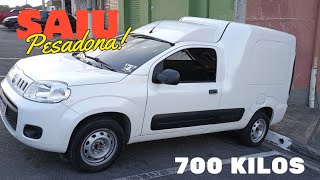 HOJE SAI COM MAIS DE 700KILOS 😱 SERA QUE A FIORINO TAVA PESADA ❓🤔