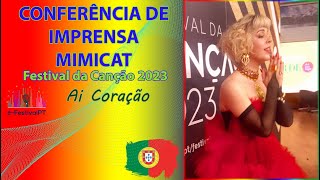 Conferência de imprensa Mimicat | Vencedora Festival da Canção 2023