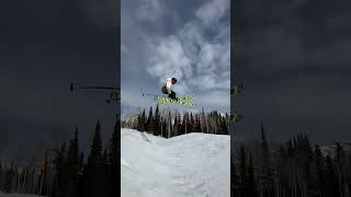 Skiing at the Small Terrain Park #skiing #jump