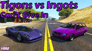 Can't Give In: Car v Car/Tigons vs Ingots - GTA V PS5