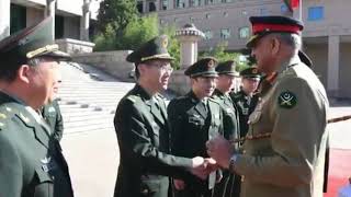 Chief of Army Staff, General Qamar Javed Bajwa, met Commander Army General Han Weiguo, People’s