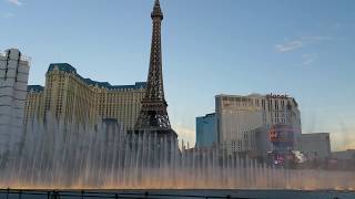 Bellagio fountain show (view from Picasso)