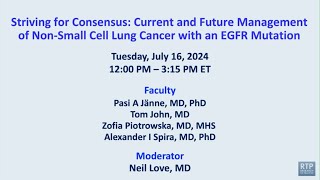 Current and Future Management of Non-Small Cell Lung Cancer with an EGFR Mutation