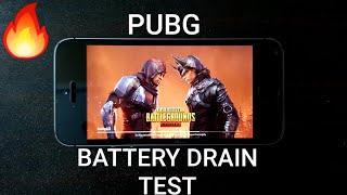 PUBG BATTERY TEST iPhone SE #pubg