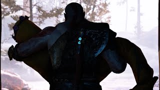 Kratos buries his dead wife | God of War PC