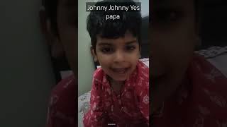 Johny Johny Yes papa, #avi #funny #poem #baby  #cutebaby #shortvideos #viralvideos #love