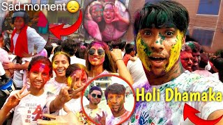 Holi dhamaka // a little bit help moment// extremely funny with public