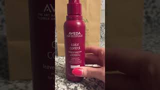 Leave in hair treatment - Aveda color control #shorts #hair