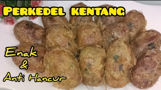 Resep Perkedel Kentang Isi Telur, lembut,enak, anti Hancur#perkedelkentang#perkedel