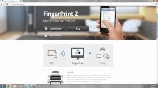 Wirelessly Print from your iOS Device to a non-AirPrint Printer using FingerPrint. (Mac and Windows)